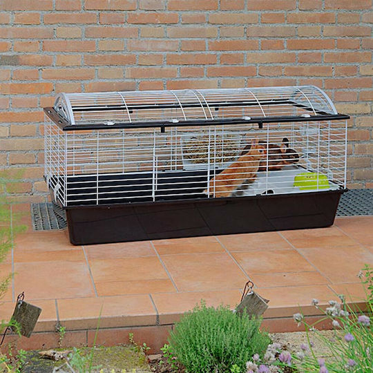 Ferplast Casita 120 Nagerkäfig für Kaninchen und Meerschweinchen 119x58x60cm