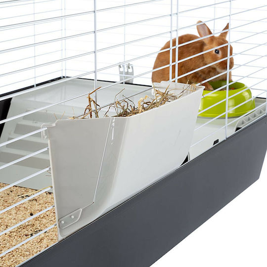 Ferplast Casita 120 Nagerkäfig für Kaninchen und Meerschweinchen 119x58x60cm