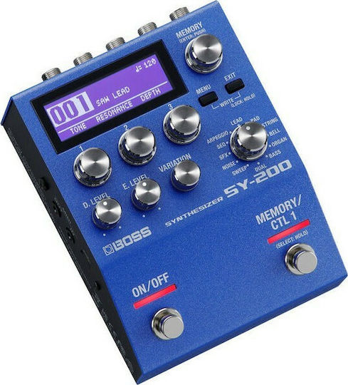 Boss SY-200 Педал Ефект Синтезатор Електрическа китара