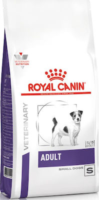 Royal Canin Veterinary Adult Small Dog 4kg Dry Food for Adult Dogs of Small Breeds with Brown rice and Chicken