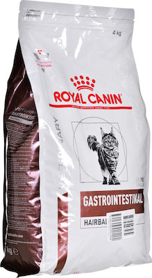 Royal Canin Veterinary Diet Gastro Intestinal Hairball Trockenfutter für erwachsene Katzen mit empfindlichem Verdauungssystem mit Geflügel 4kg