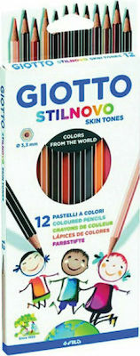 Giotto Stilnovo Skin Tones Farbstift-Set 12Stück