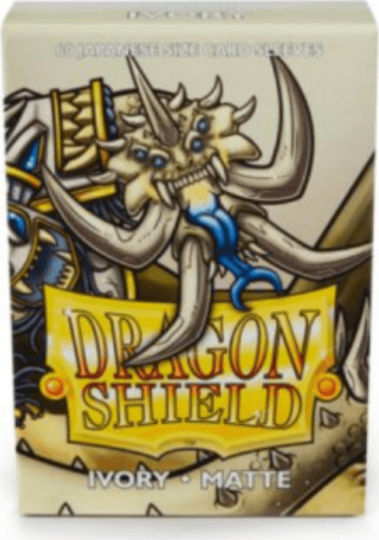 Dragon Shield Dragon Shield Japanese Size Matte Card Sleeves Japanese Size 60τμχ Ivory