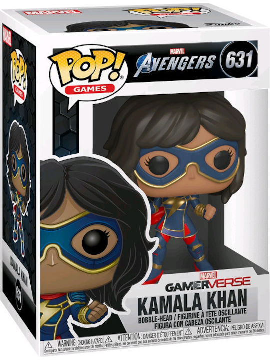 Funko Pop! Games: Kamala Khan (Marvel Gamer Verse) Bobble-Head Funko Pop! Games: Kamala Khan (Marvel Gamer Verse) Bobble-Head