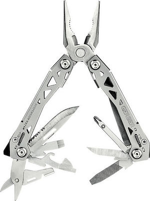 Gerber Suspension NXT Multitool Silber mit Klinge aus Rostfreier Stahl in Scheide