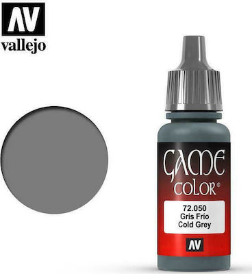 Acrylicos Vallejo Game Modellbau Farbe Cold Grey 17ml 72.050