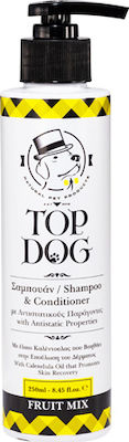 Top Dog Conditioner Σαμπουάν Σκύλου με Μαλακτικό Δερματολογικό Fruit Mix Επούλωση Δέρματος 250ml