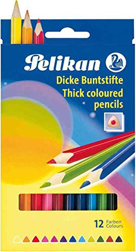 Pelikan Ξυλομπογιές Σετ 12 χρώματα