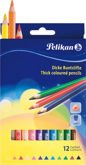 Pelikan Ξυλομπογιές Σετ 12 χρώματα