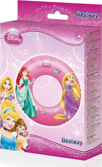Bestway Kinder Schwimmring mit Durchmesser 56cm. für 3-6 Jahre Rosa Disney-Prinzessin