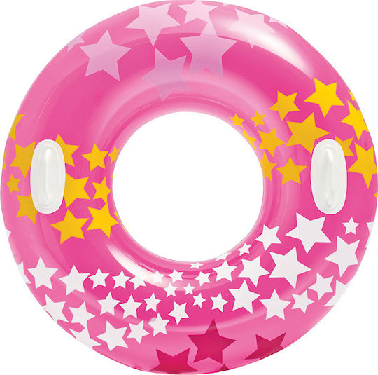 Intex Swirly Whirly Tubes Kids' Swim Ring with Handles and Diameter 91cm. from 9 Years Old (Assortment Designs/Colours)