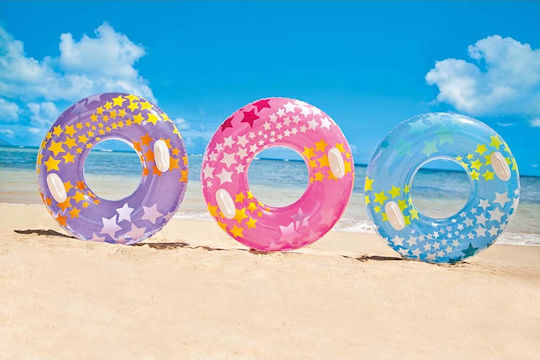 Intex Swirly Whirly Tubes Kids' Swim Ring with Handles and Diameter 91cm. from 9 Years Old (Assortment Designs/Colours)