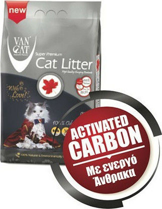 Van Cat Super Premium Бентонитен котешки пясък Финозърнест 9кг / 10лт
