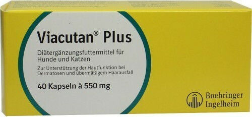 Boehringer Ingelheim Viacutan Plus pentru câini și pisici sub formă de sirop 40capace
