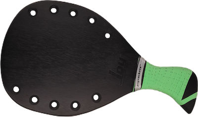Joy RS SportC Beach Racket Black 345gr with Slanted Handle Green