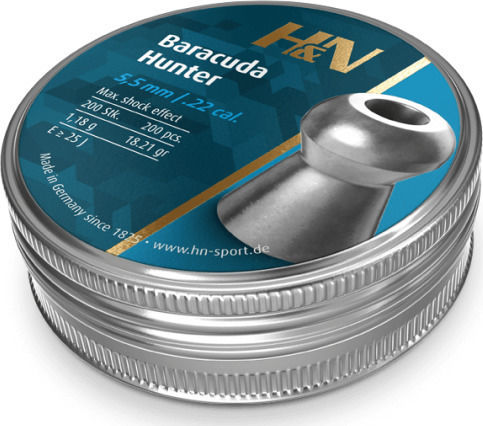 H&N Sport Baracuda Hunter Pellets Luftgewehr 5.5mm 200pcs 1,18g 200τμχ HNS00-00019