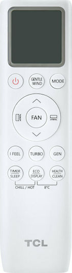 TCL Ocarina Air Conditioner Inverter 9000 BTU A++/A+ with WiFi and Self-cleaning CleanXpress