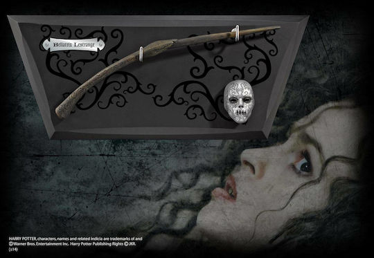 The Noble Collection Harry Potter: Bellatrix Lestrange's Wand Stick Replica length 35cm in Scale 1:1