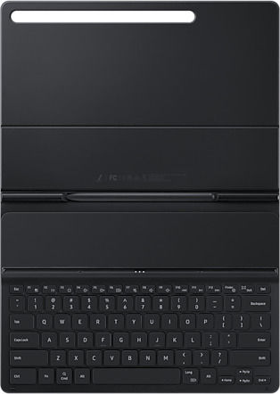 Samsung Flip Cover Cu Tastatură În Engleză SUA Neagră Galaxy Tab S7 FE