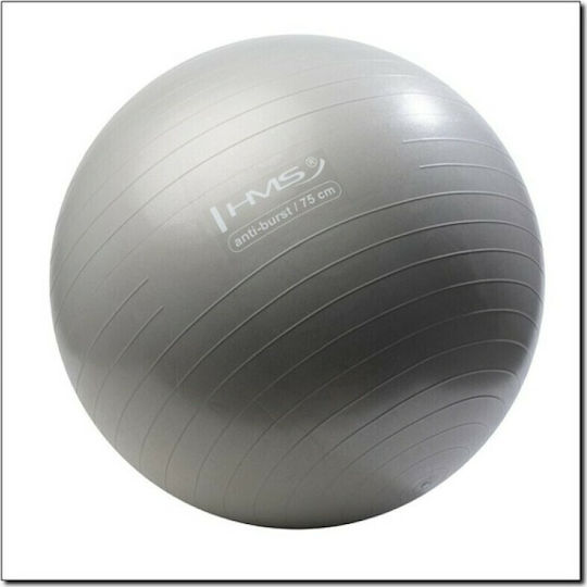 HMS YB02 Μπάλα Pilates 75cm σε Γκρι Χρώμα
