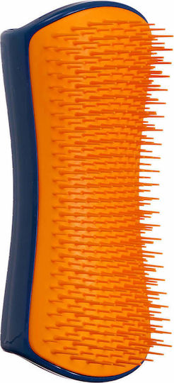 Tangle Teezer Pet Teezer Четка за Разплитане за Различни Дължини на Козината за Почистване на Козината Тъмносиня