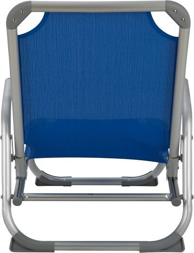 Freebox Small Chair Beach Aluminium with High Back Blue 56x70cm