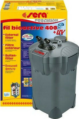 Sera Fil Bioactive 400 +UV External Filter 36W for Aquariums up to 400lt with Performance 1100lt/h