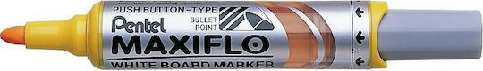 Pentel Maxiflo Whiteboard Marker 2.5mm Yellow