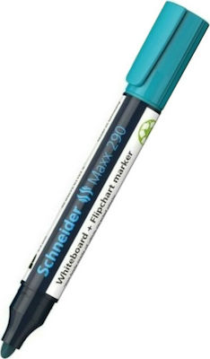 Schneider Maxx 290 Marker pentru Tablă 3mm Turcoaz