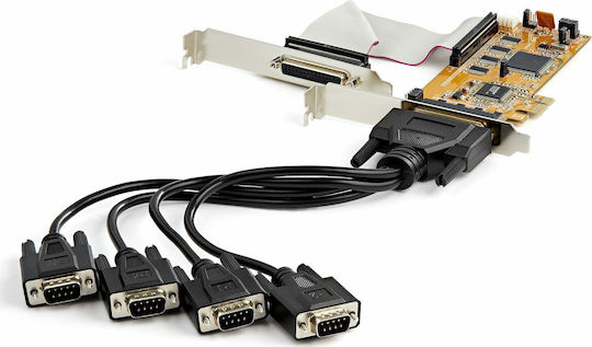 StarTech Κάρτα PCIe σε 2 θύρες RS232 DB9 Serial