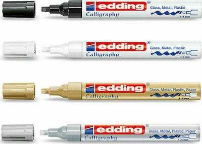 Edding 755 Calligraphy Permanent Marker 4mm Silver