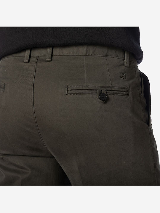 Trousers Chino in Regular Fit Oil