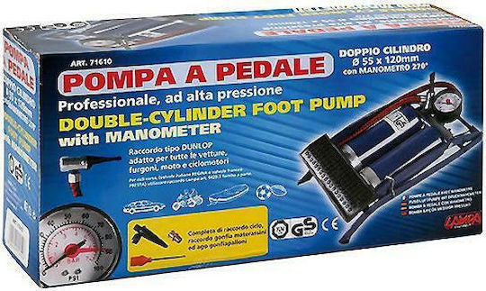 Lampa 7161.0lblm L7161.0 Pump Air Pump Foot with Manometer