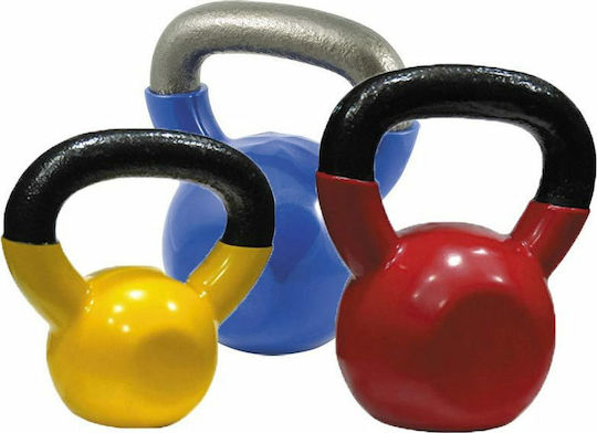 AMILA Kettlebell Vinyl 8kg Yellow