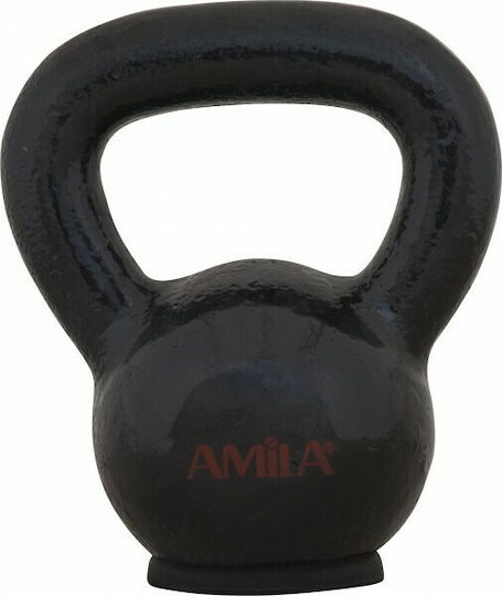 AMILA Kettlebell Εμαγιέ 12kg Μαύρο