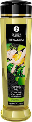 Shunga Organica Massage Oil Exotic Green Tea 240ml