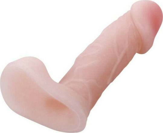 Baile Slick Pleasure Realistic Dildo Реалистично дилдо с тестиси Телесен 11см