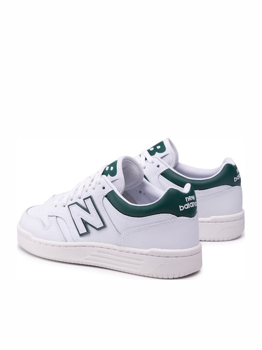 New Balance 480 Ανδρικά Sneakers Λευκά BB480LGT