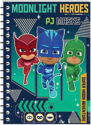 Diakakis Spiral Notebook Ruled B5 64 Sheets 2 Subjects Pj Masks PJ Masks 1pcs