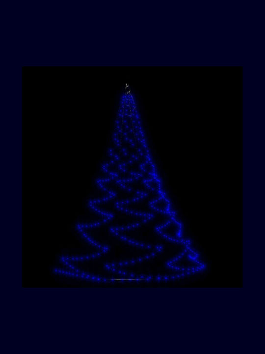 vidaXL Christmas Decorative Illuminated Tree 500cm Blue