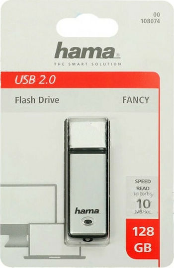 HAMA Fancy 128GB USB 2.0 Stick Gray