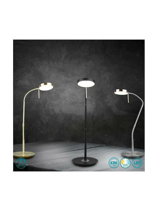 Trio Lighting Monza LED Office Lamp with Flexible Arm in Gold Color