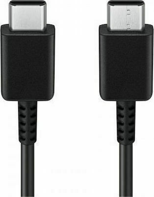 Samsung USB 2.0 Cable USB-C male - USB-C male Μαύρο 1m (EP-DN970BBE)