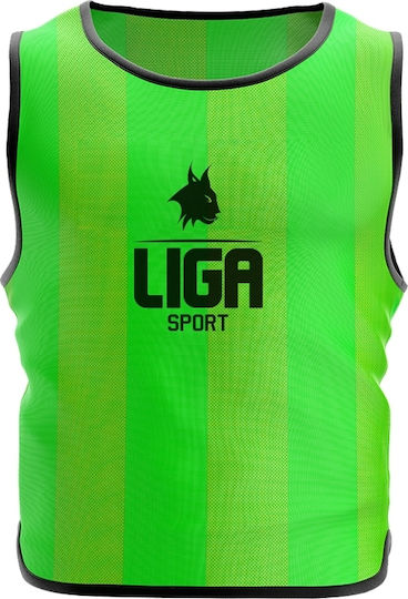 Liga Sport Mesh Bibs Premium Senior Διακριτικό Προπόνησης Ενηλίκων σε Πράσινο Χρώμα