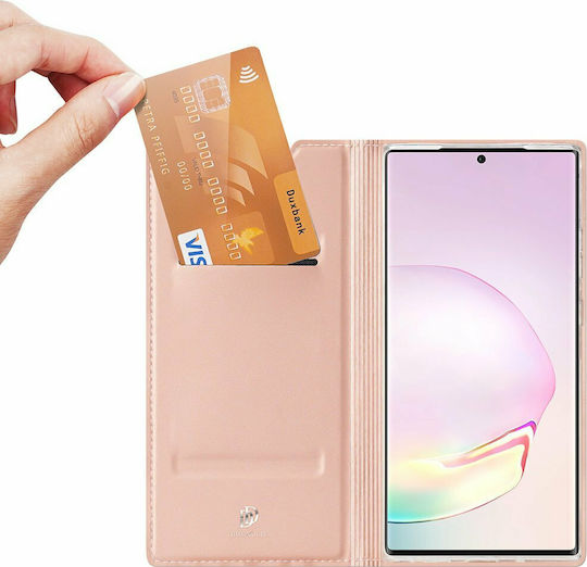 Dux Ducis SkinPro Wallet Piele artificială Rose Gold (Galaxy Note 20 Ultra)