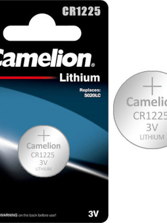 Camelion Μπαταρία Λιθίου Ρολογιών CR1225 3V 1τμχ