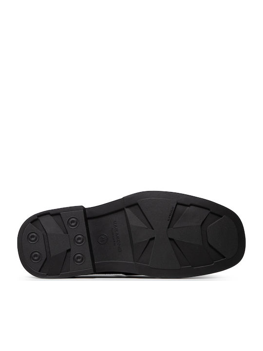 Mike Leather Men's Moccasins In Black Color