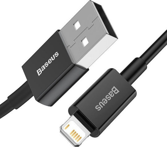 Baseus Superior Series USB-A to Lightning Cable Black 1m (CALYS-A01)