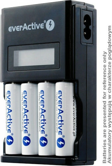 everActive NC-450 Φορτιστής 4 Μπαταριών Ni-MH Μεγέθους AA/AAA