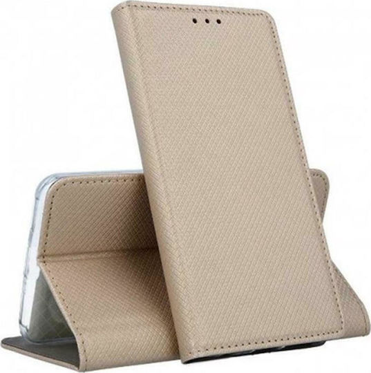 Forcell Smart Buchen Sie Synthetisches Leder Gold (Nokia 8.3)